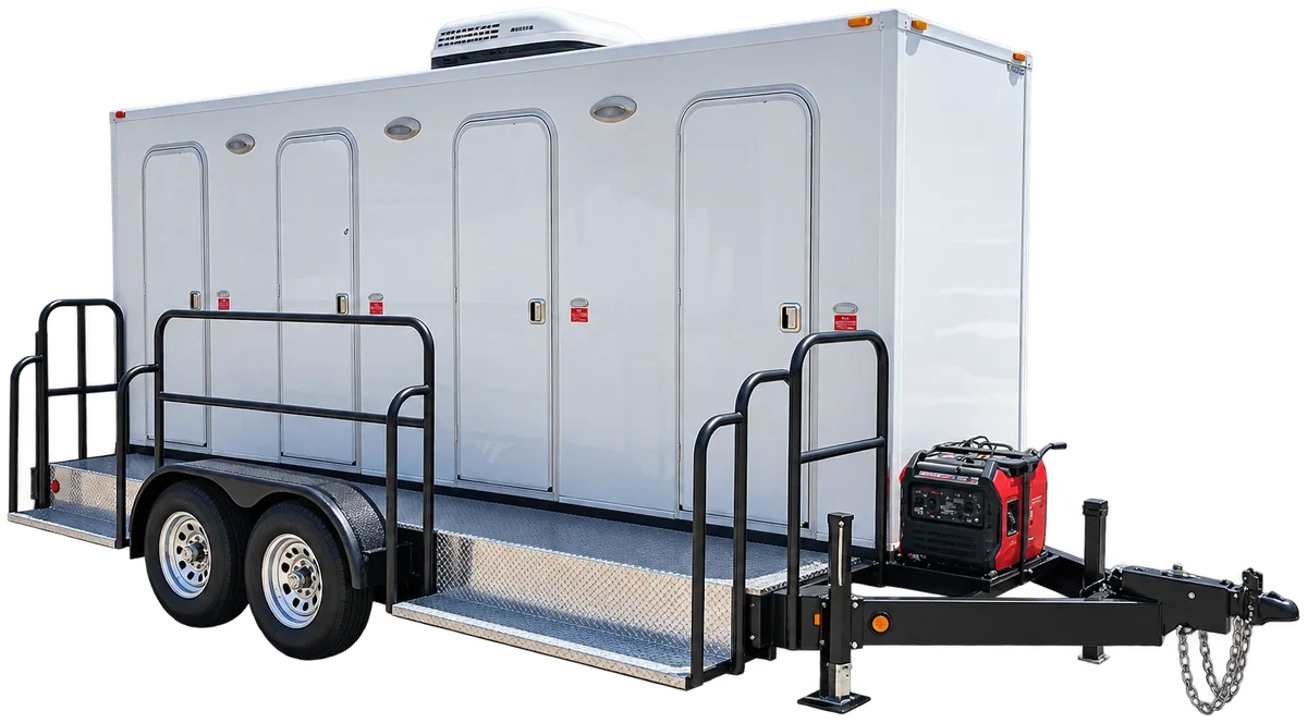 VIP 4 Stall Restroom Trailer